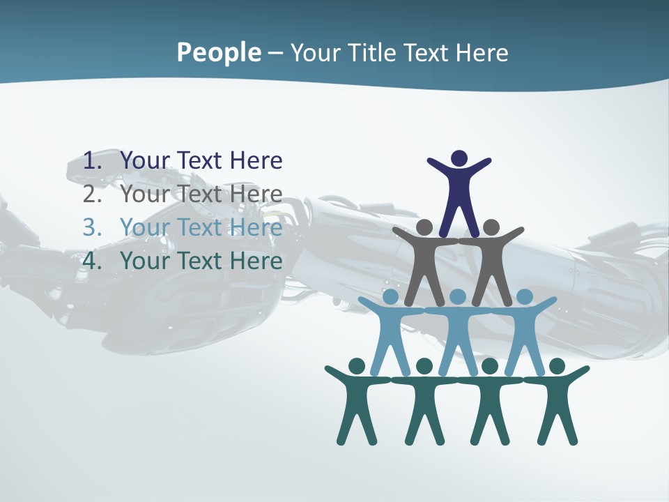 Technology Scientific Robot PowerPoint Template