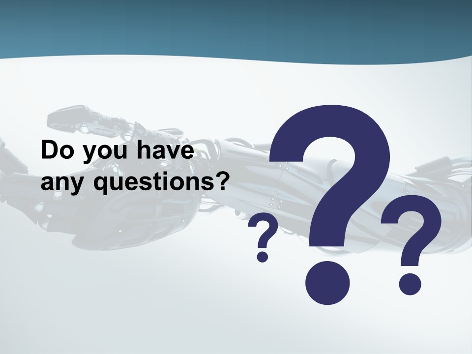 Technology Scientific Robot PowerPoint Template