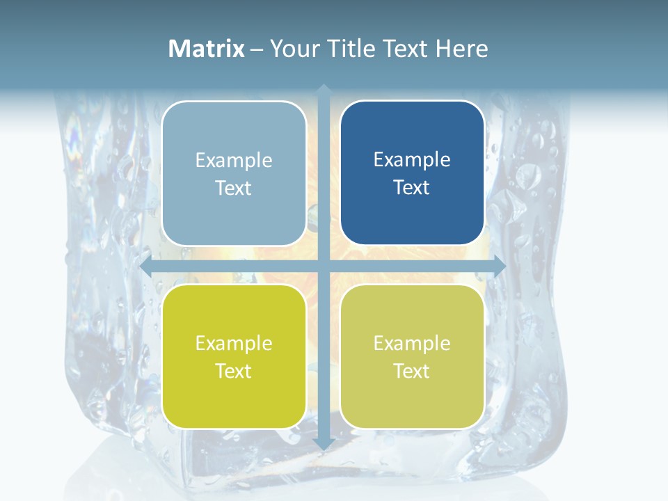 Isolated Freshness White Background PowerPoint Template