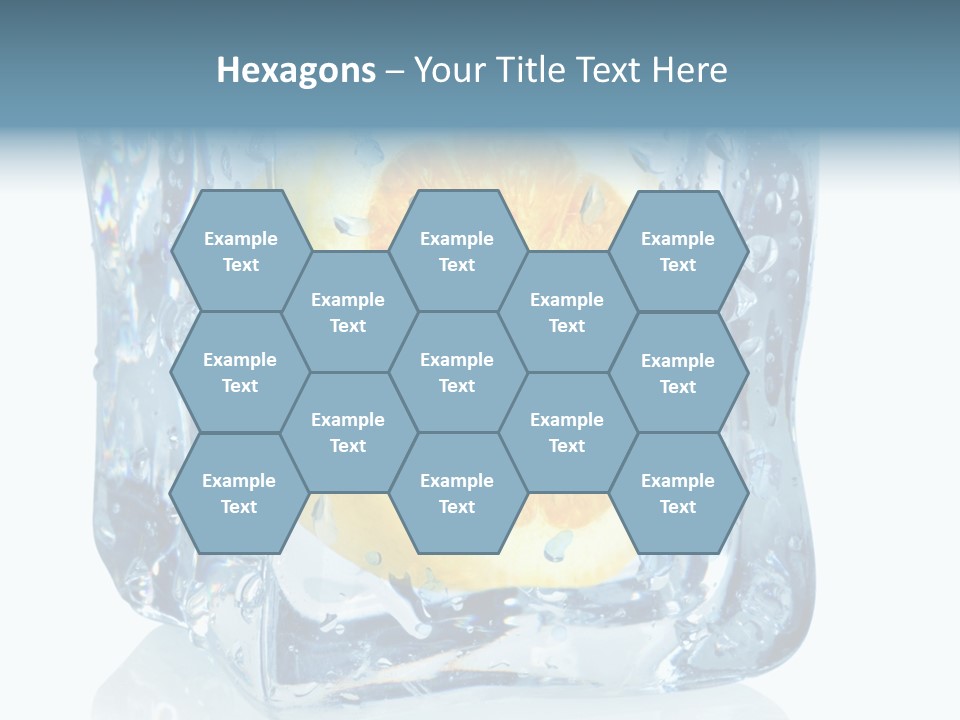 Isolated Freshness White Background PowerPoint Template