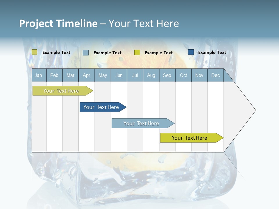 Isolated Freshness White Background PowerPoint Template