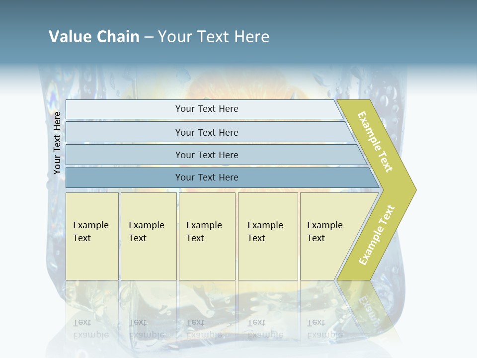 Isolated Freshness White Background PowerPoint Template