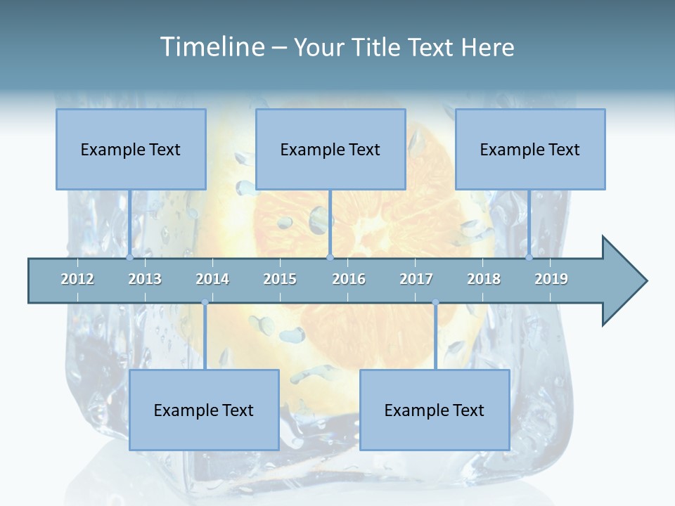 Isolated Freshness White Background PowerPoint Template