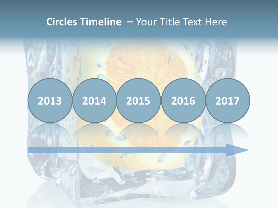 Isolated Freshness White Background PowerPoint Template