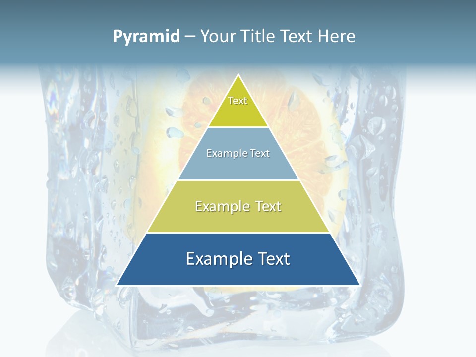 Isolated Freshness White Background PowerPoint Template