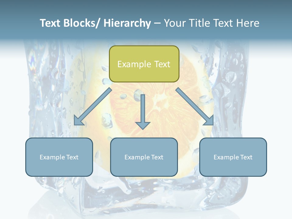Isolated Freshness White Background PowerPoint Template