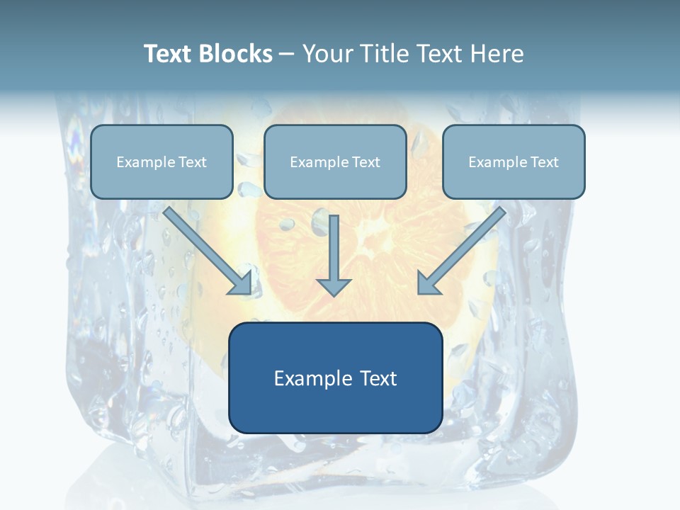 Isolated Freshness White Background PowerPoint Template