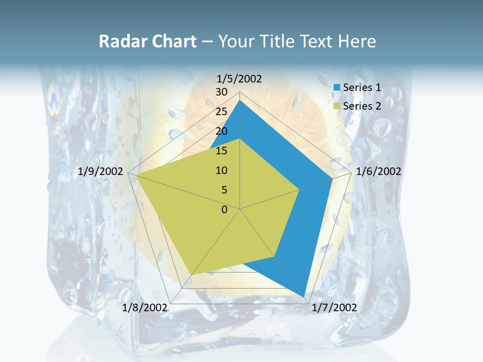 Isolated Freshness White Background PowerPoint Template