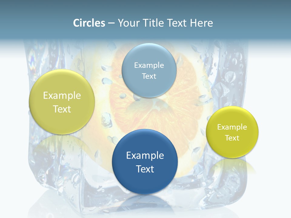 Isolated Freshness White Background PowerPoint Template