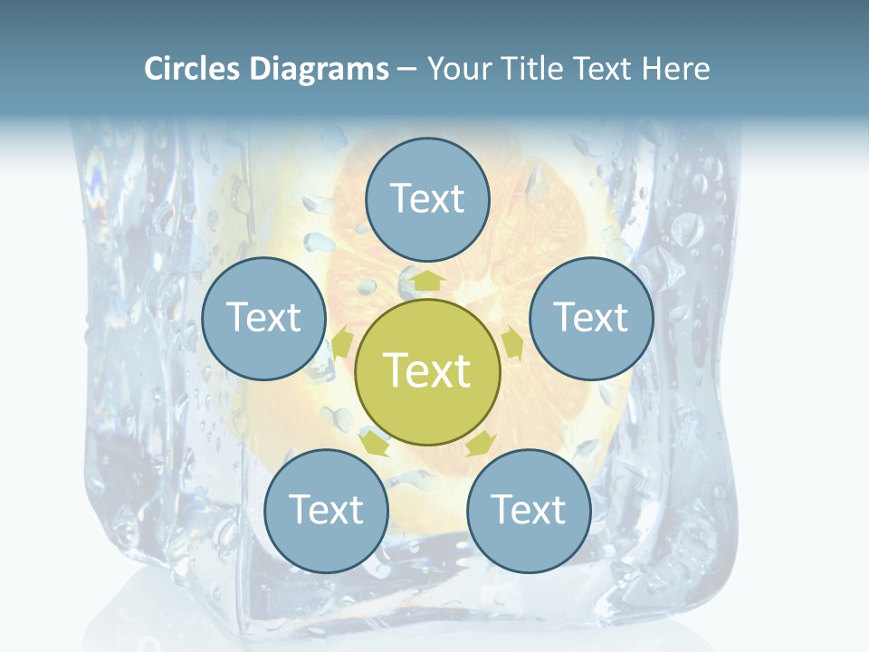 Isolated Freshness White Background PowerPoint Template