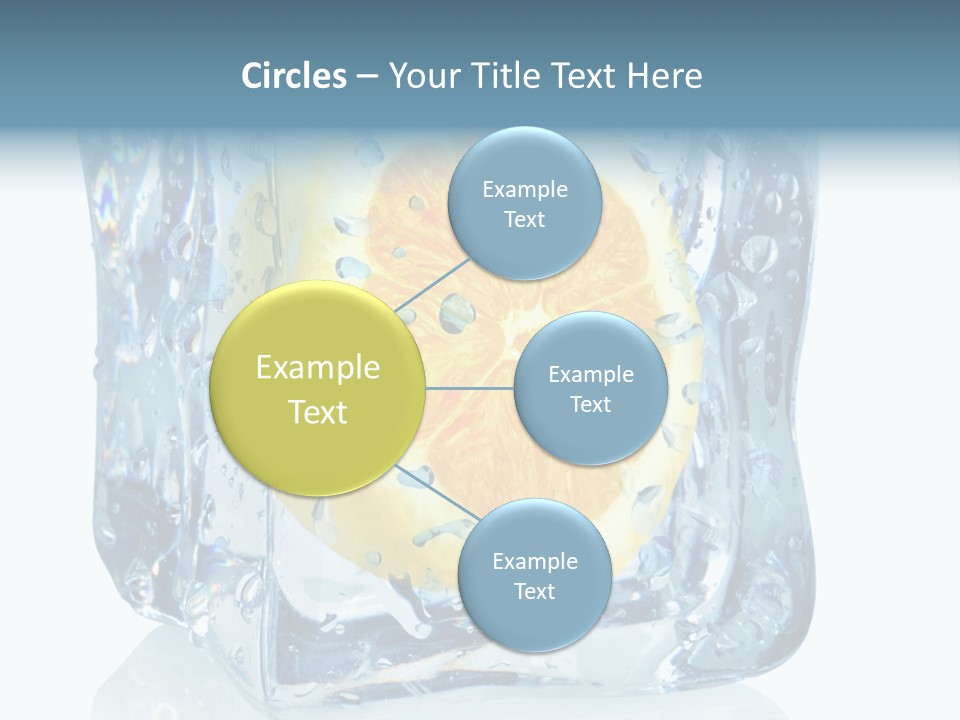 Isolated Freshness White Background PowerPoint Template