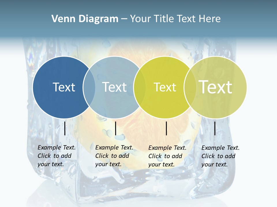 Isolated Freshness White Background PowerPoint Template