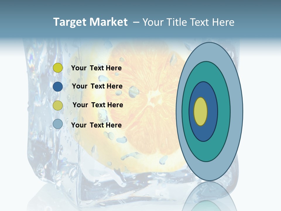 Isolated Freshness White Background PowerPoint Template