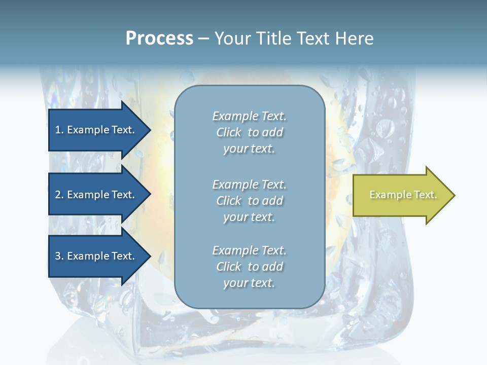 Isolated Freshness White Background PowerPoint Template