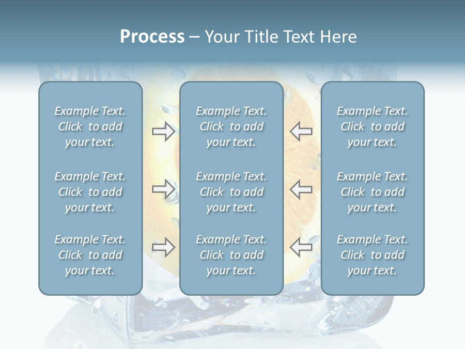 Isolated Freshness White Background PowerPoint Template