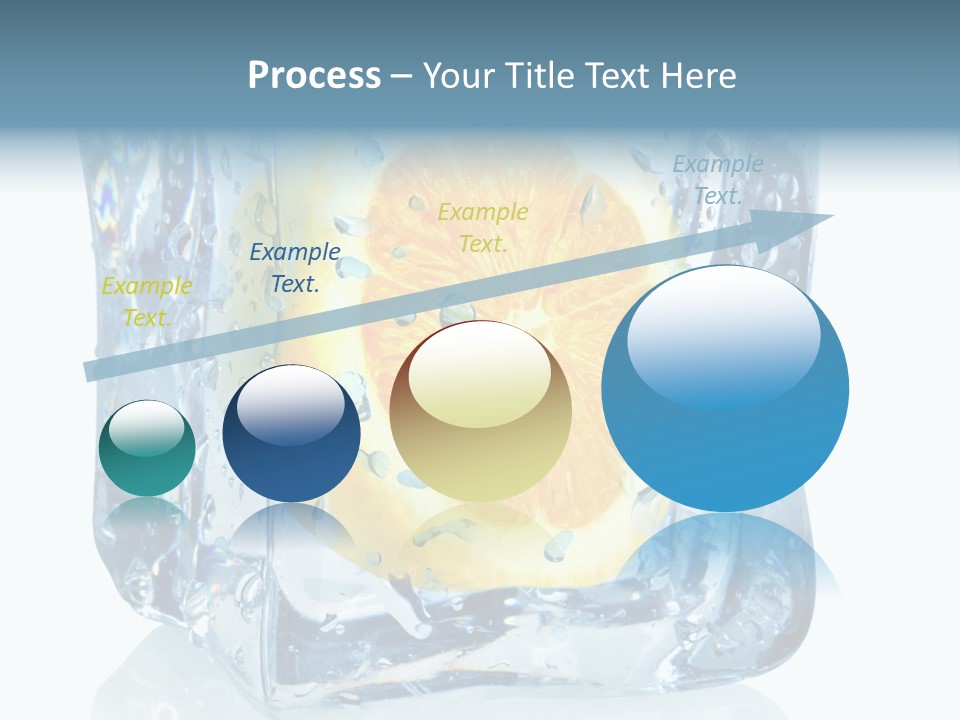 Isolated Freshness White Background PowerPoint Template