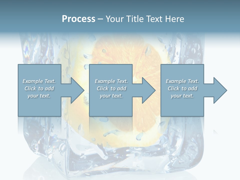 Isolated Freshness White Background PowerPoint Template