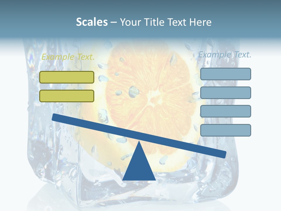 Isolated Freshness White Background PowerPoint Template