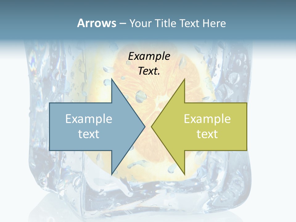 Isolated Freshness White Background PowerPoint Template