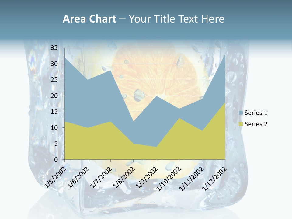Isolated Freshness White Background PowerPoint Template