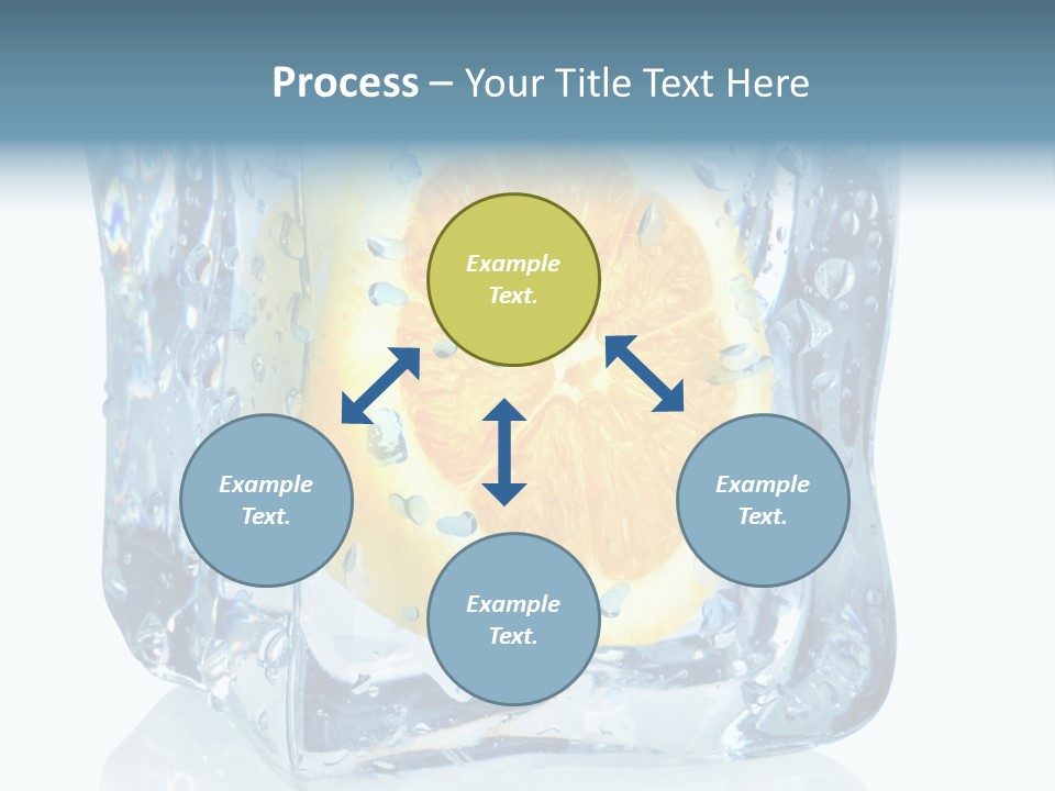 Isolated Freshness White Background PowerPoint Template