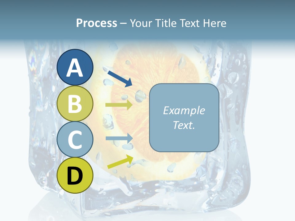 Isolated Freshness White Background PowerPoint Template