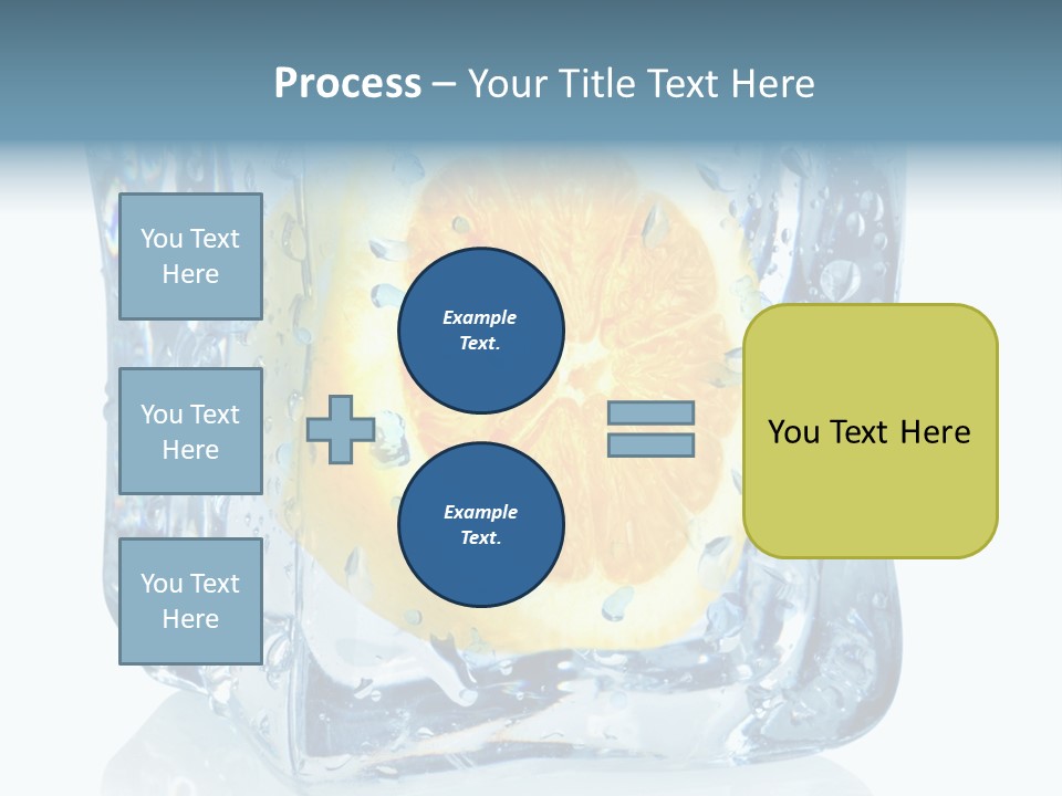 Isolated Freshness White Background PowerPoint Template