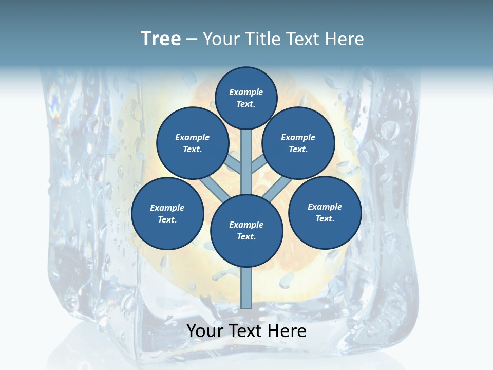 Isolated Freshness White Background PowerPoint Template