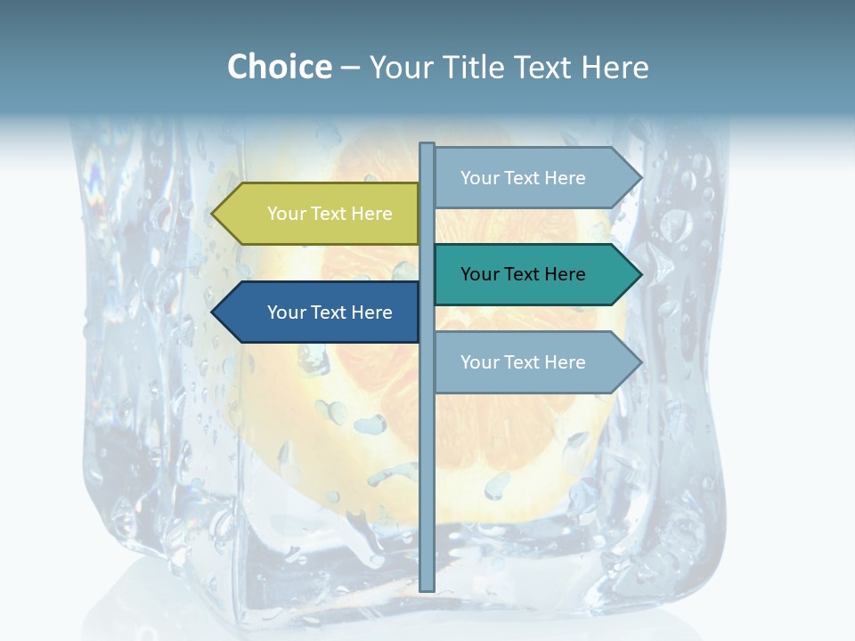 Isolated Freshness White Background PowerPoint Template