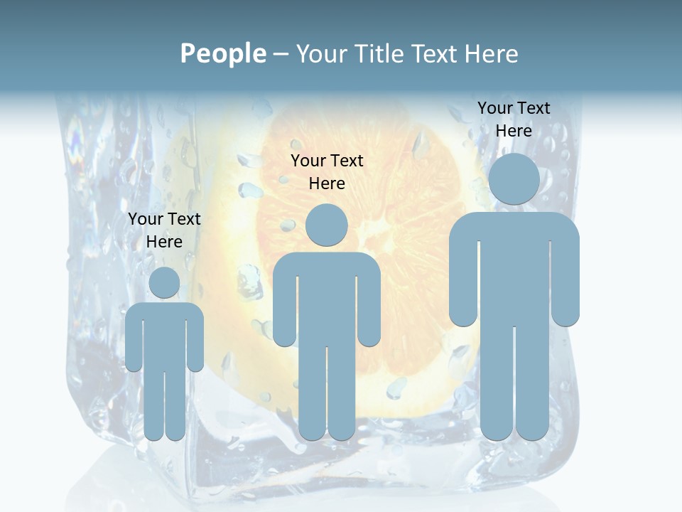 Isolated Freshness White Background PowerPoint Template