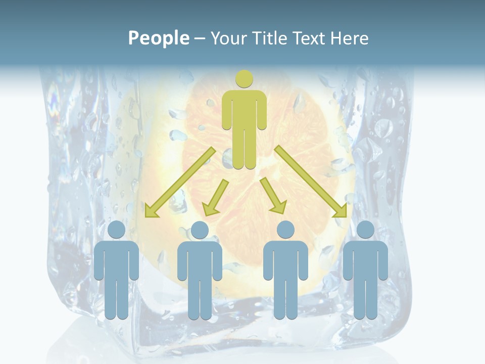 Isolated Freshness White Background PowerPoint Template