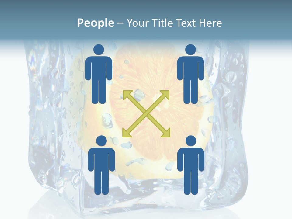 Isolated Freshness White Background PowerPoint Template