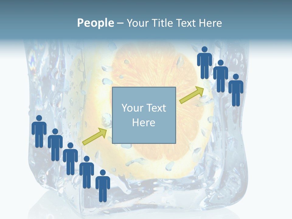 Isolated Freshness White Background PowerPoint Template