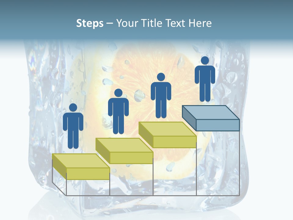 Isolated Freshness White Background PowerPoint Template