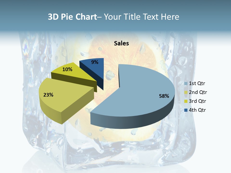 Isolated Freshness White Background PowerPoint Template