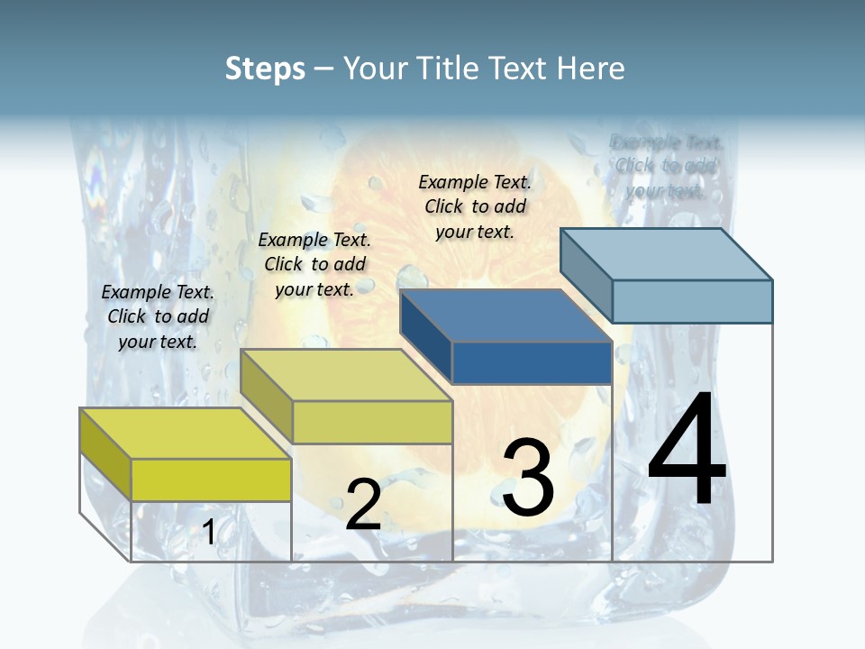 Isolated Freshness White Background PowerPoint Template