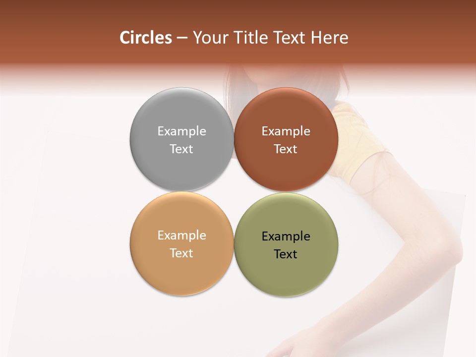 Advertisement Isolated Student PowerPoint Template