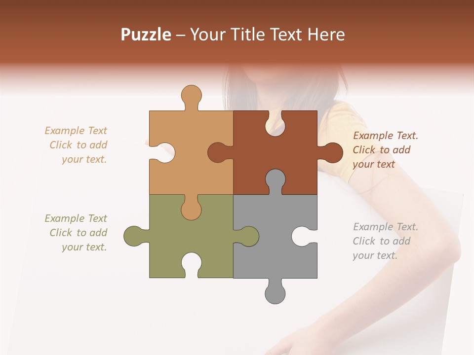 Advertisement Isolated Student PowerPoint Template