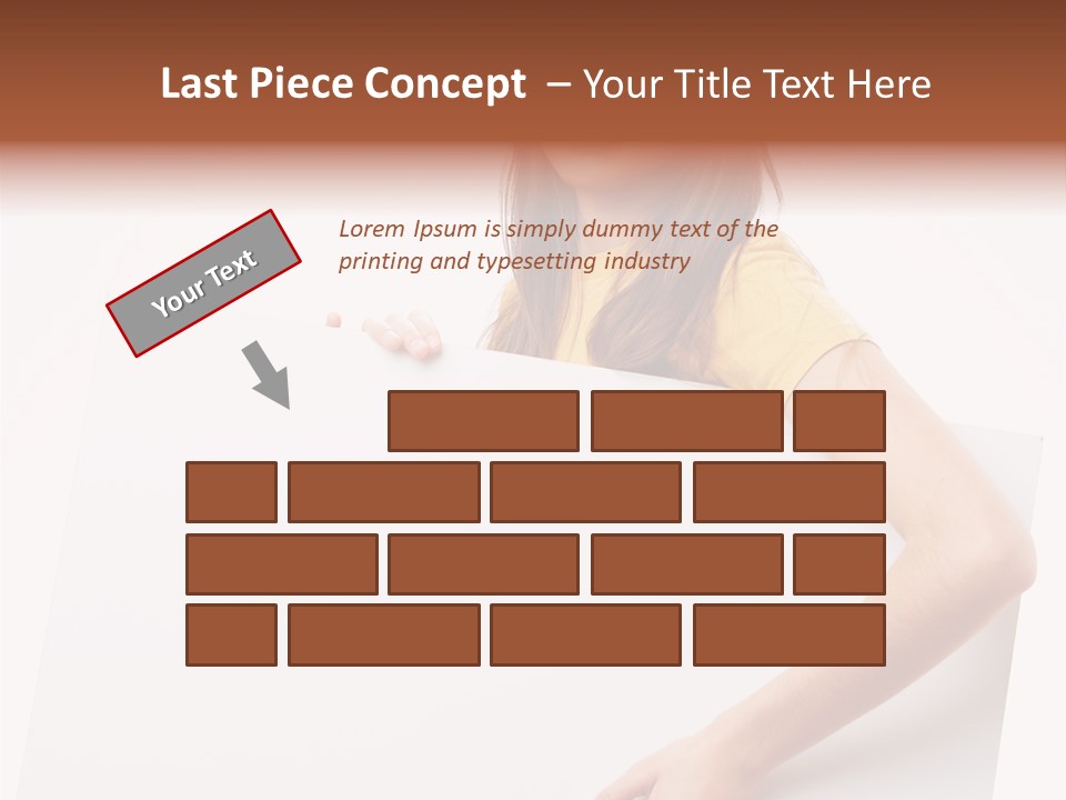 Advertisement Isolated Student PowerPoint Template