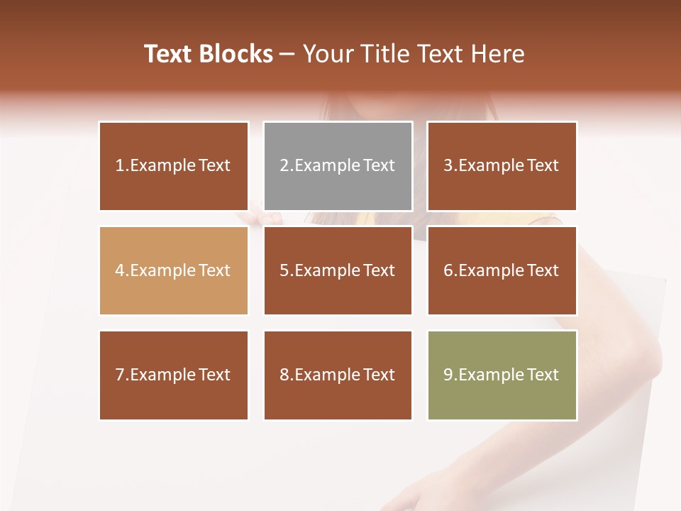 Advertisement Isolated Student PowerPoint Template