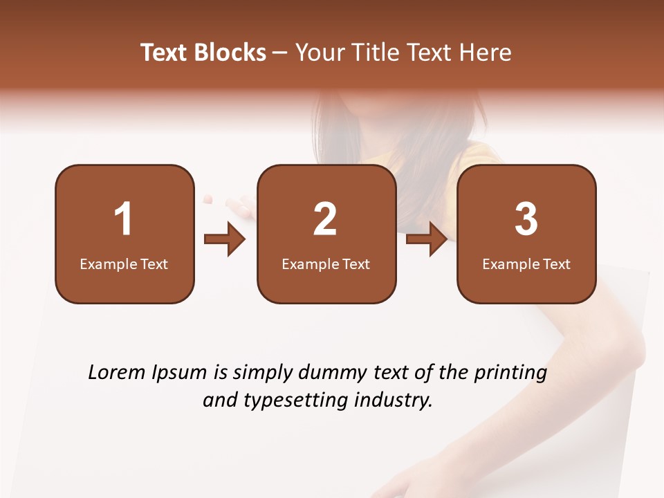 Advertisement Isolated Student PowerPoint Template