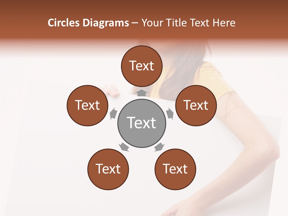 Advertisement Isolated Student PowerPoint Template