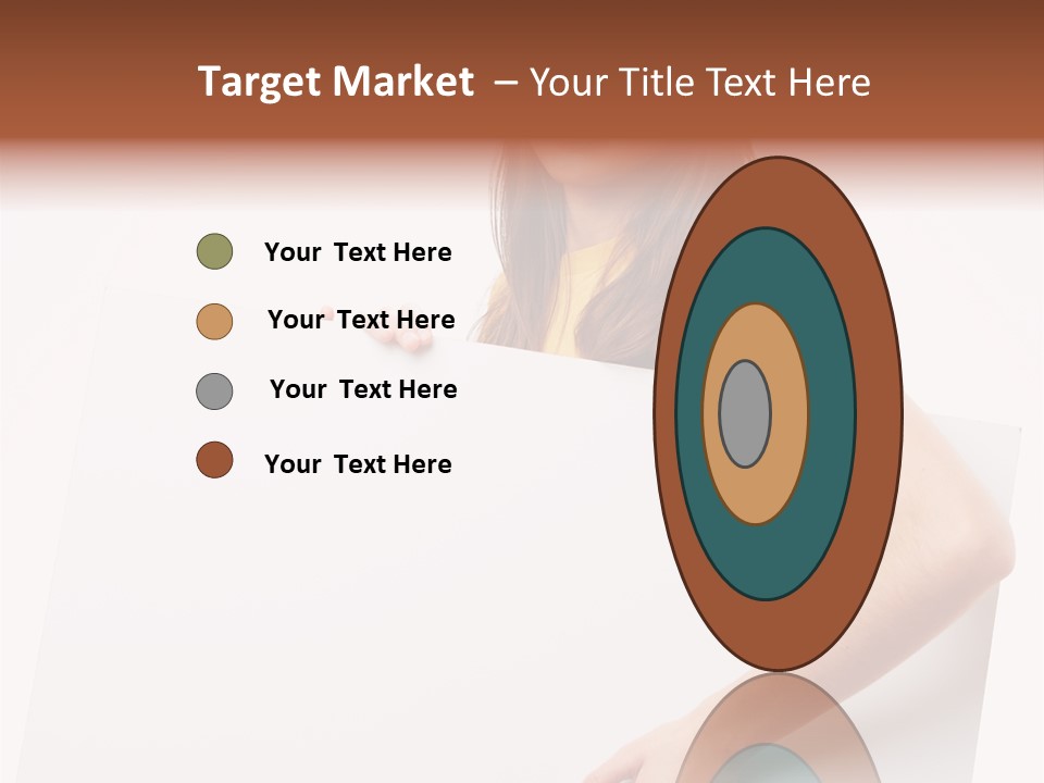 Advertisement Isolated Student PowerPoint Template