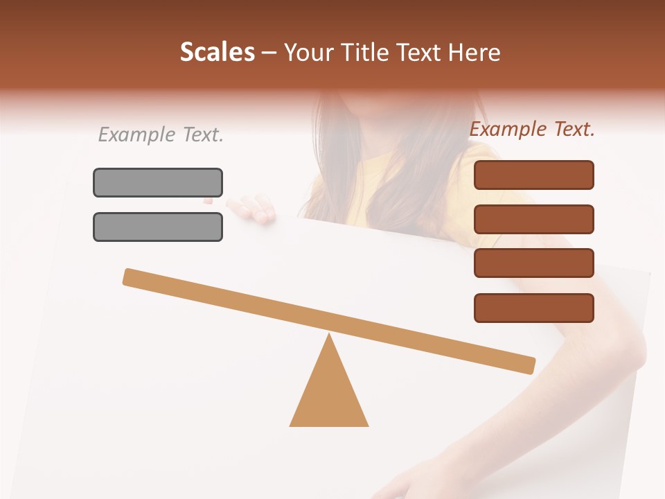 Advertisement Isolated Student PowerPoint Template