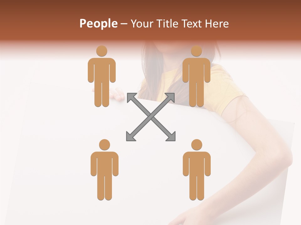 Advertisement Isolated Student PowerPoint Template