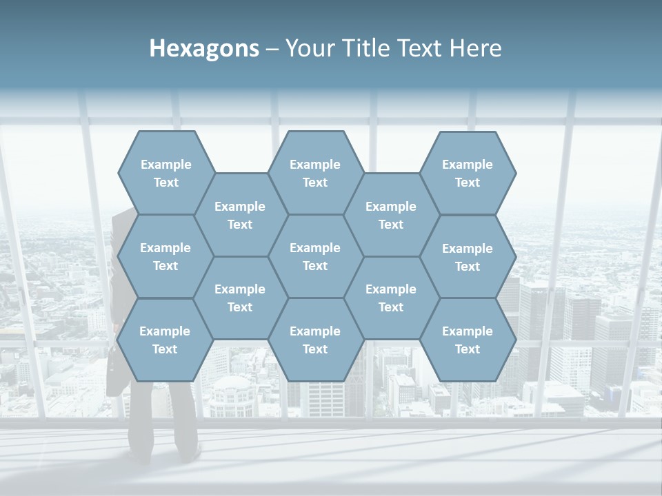 Modern Blue Global PowerPoint Template