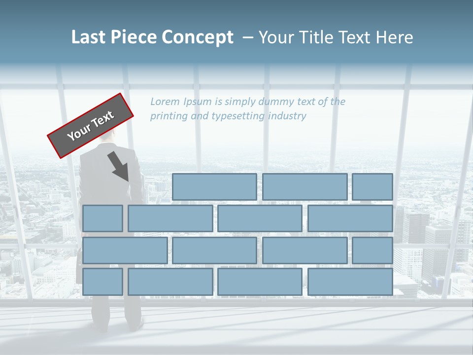 Modern Blue Global PowerPoint Template