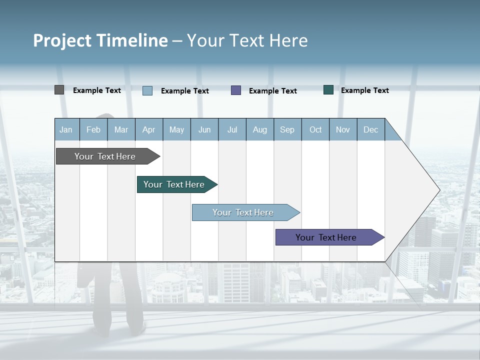 Modern Blue Global PowerPoint Template