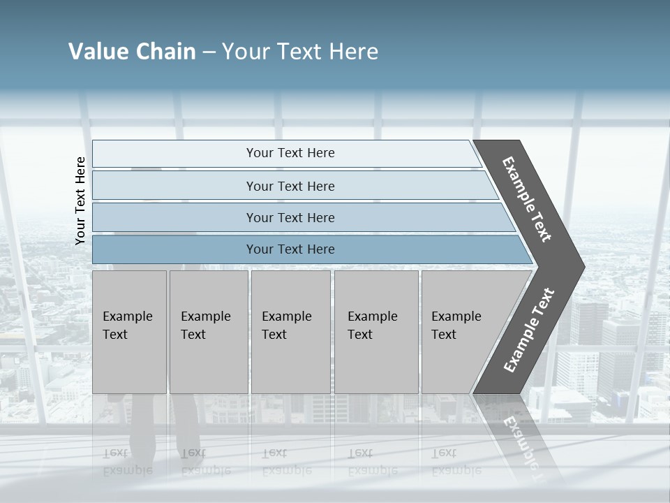 Modern Blue Global PowerPoint Template