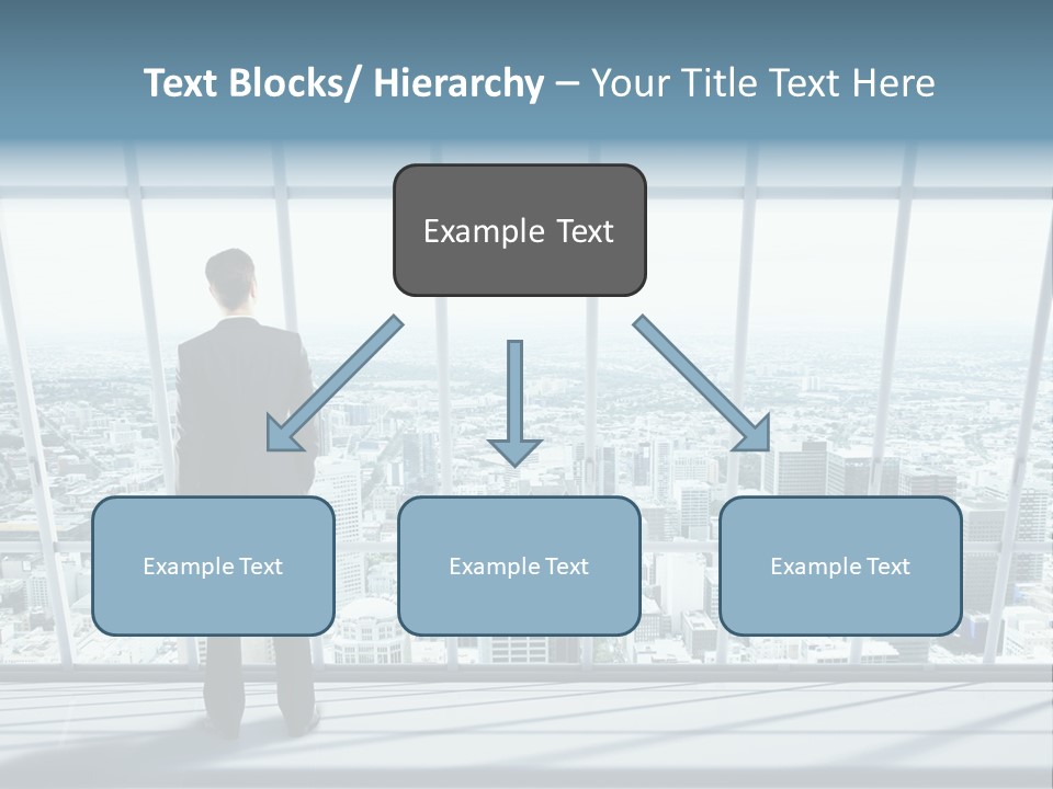 Modern Blue Global PowerPoint Template